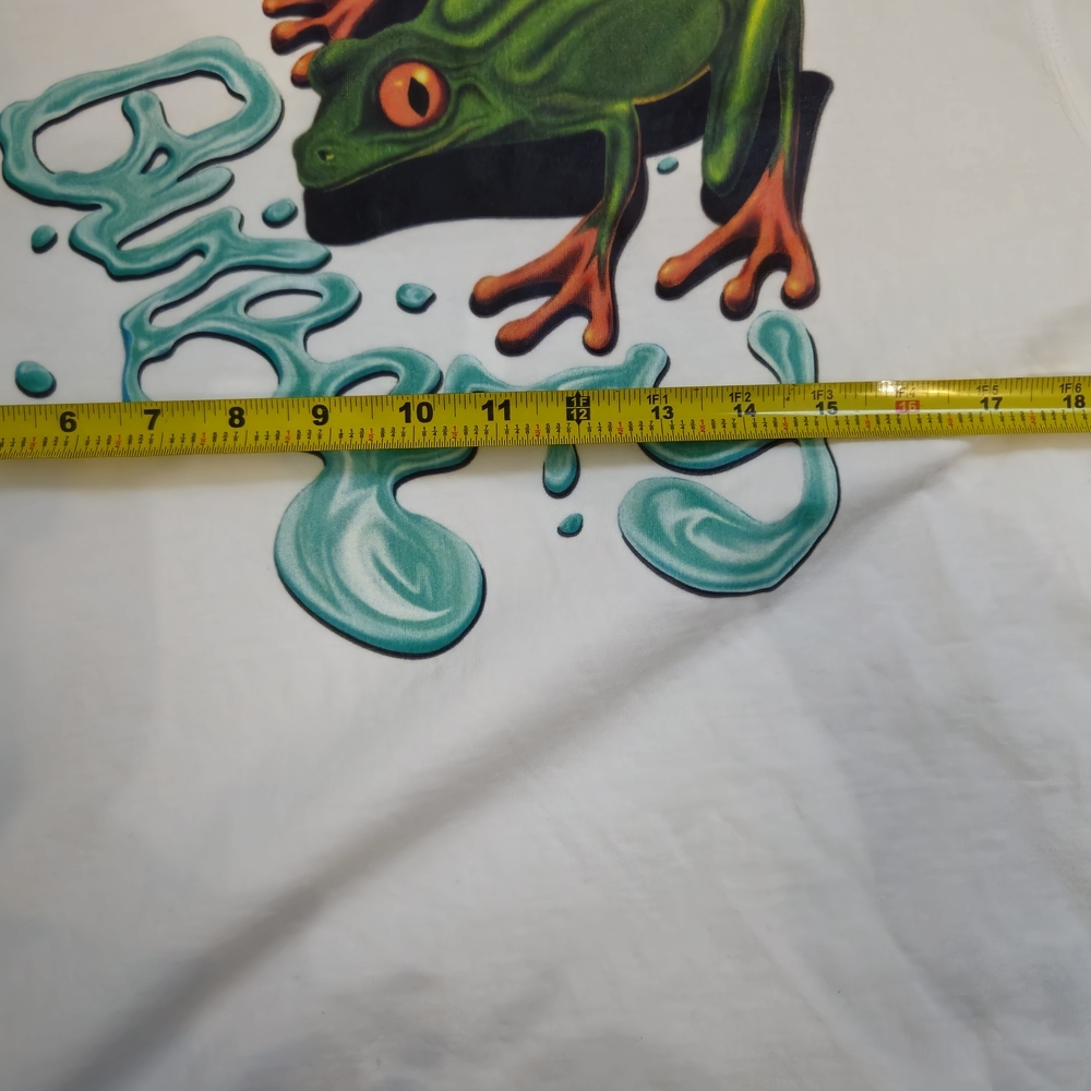 Burberry White Frog Graphic T-Shirt - Picture 3 of 7